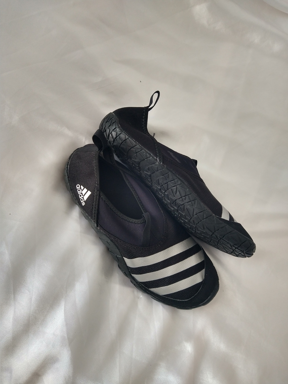 adidas Black and Silver Jawpaw Outdoor Unisex Shoes